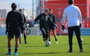 Alicia Cervantes, jugadora de Chivas, durante el entrenamiento del Tri Femenil en Europa. Foto: Imago7