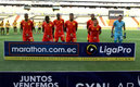Los jugadores se presentaron al partido (Cortesía Twitter @LaMareaec)