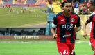 El Gullit Peña marcó el primer gol del FAS contra el Firpo. (TW @CDeportivoFAS)