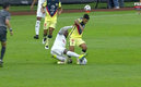 Chucho López fue llevado al hospital tras la acción (Captura)