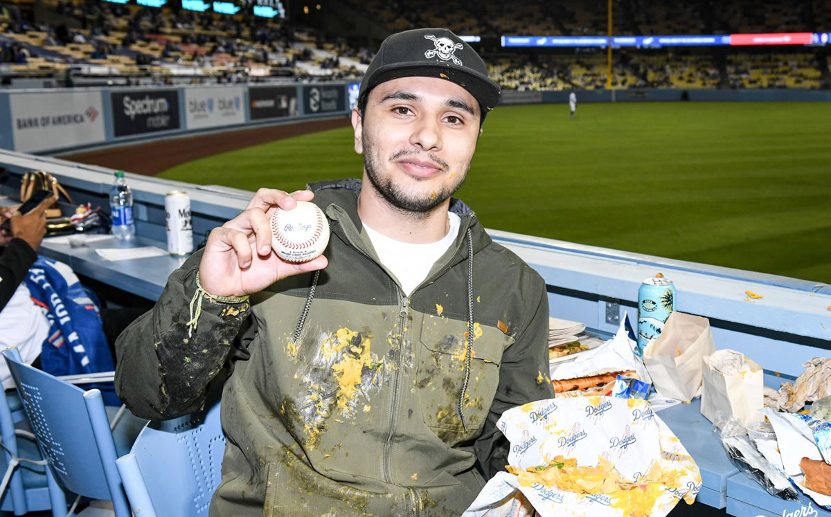 Surgió el 'Nacho Man' tras jonrón de Turner. (Foto: @LosDodgers)
