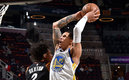 Toscano Anderson estuvo insaciable ante los Cavs (Twitter @warriors)