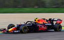 Checo en acción en Imola. (AFP)