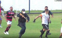 El policía persiguió a Rafael Xavier (Captura)