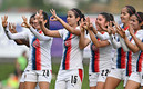 Carolina Jaramillo festeja el gol que le anotó a Cruz Azul. (FOTO: Imago7)