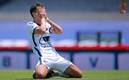 Juan Dinenno se lamenta una falla frente a Tigres. Foto: Imago7