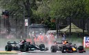 Mercedes tuvo un accidente en GP de Italia. Foto: AFP