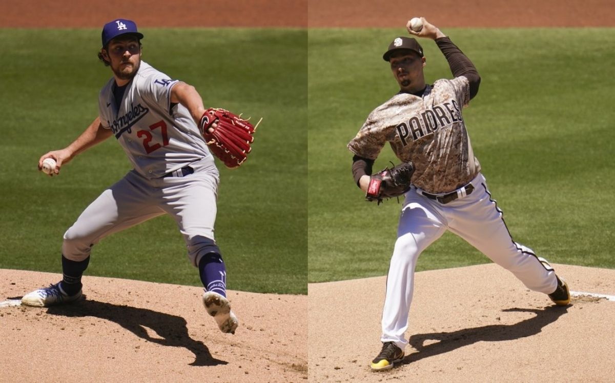 Ambos lanzadores se enfrentaron en el juego del domingo. (Fotos: AP)