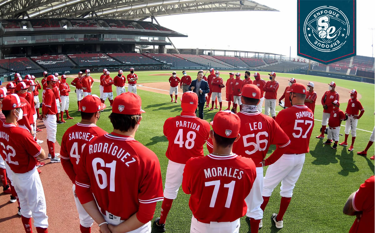 De los 30 jugadores que integrarán el roster de Diablos para la LMB 2021, 26 serán mexicanos. (Foto: E. Gutiérrez/Diablos Rojos)