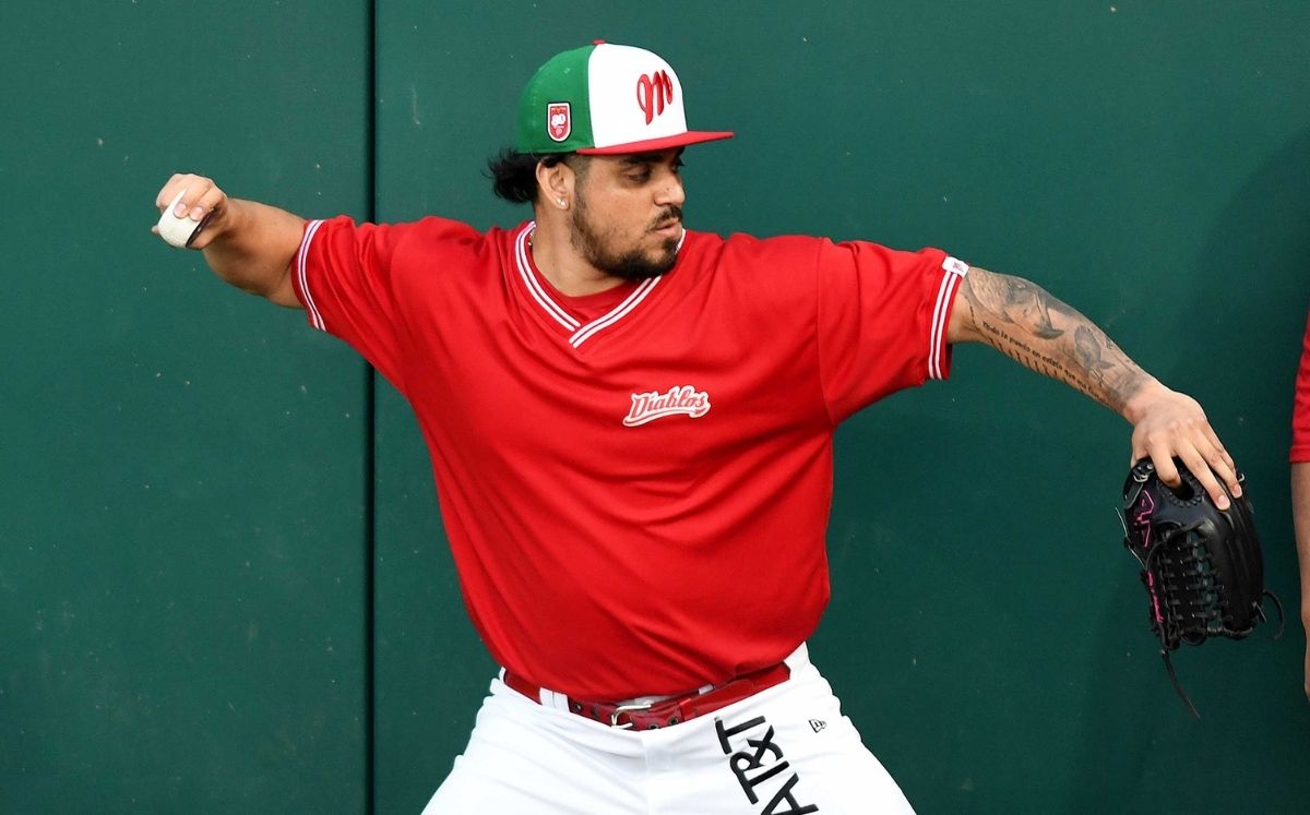 Roberto Osuna visitó a los Diablos Rojos del México durante el pasado invierno. (Foto: Cortesía)