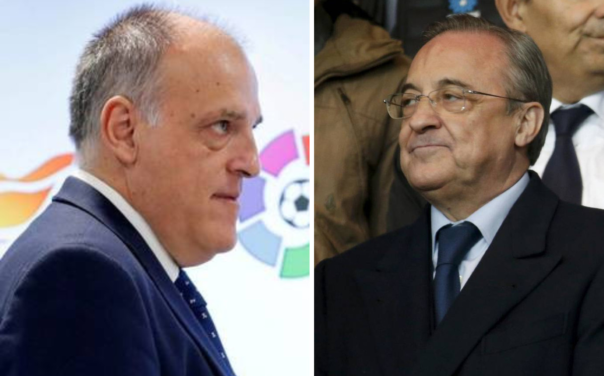 Está perdido'; Javier Tebas estalla contra Florentino y la Superliga