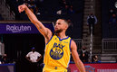 Curry mostró su nivel ante Nuggets (Twitter @warriors)