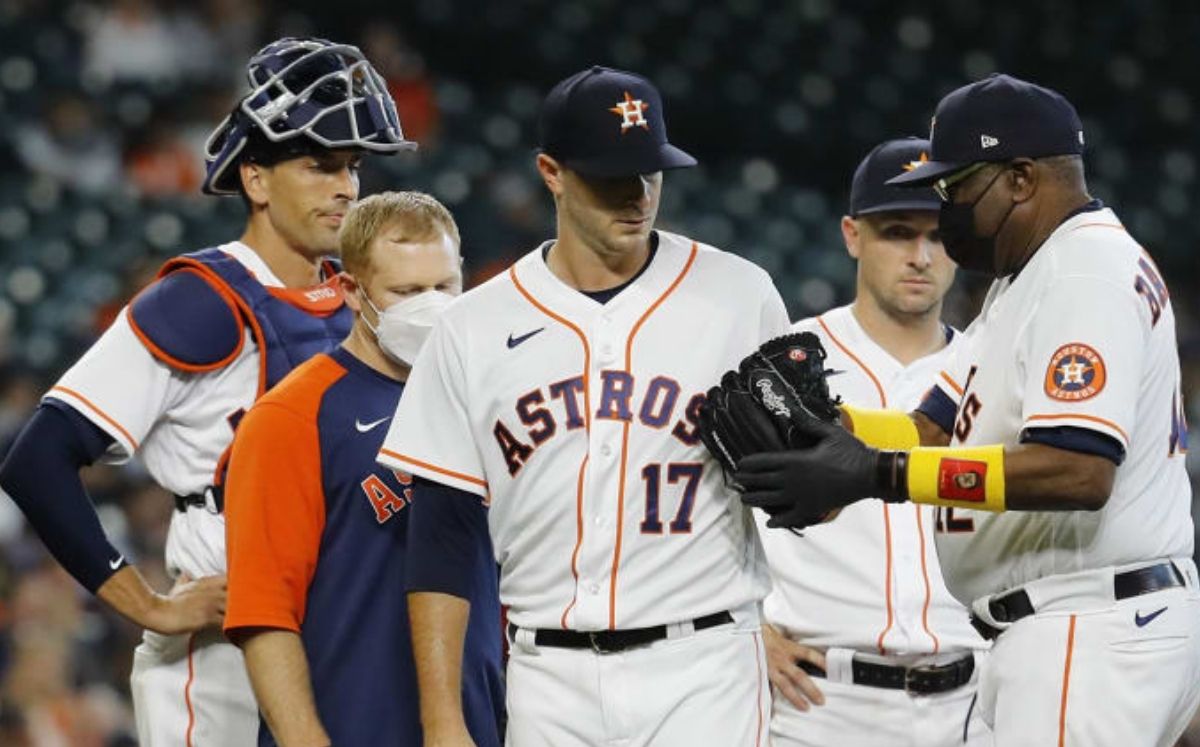 Jake Odorizzi llegó a los Astros este 2021 ante la lesión del dominicano Framber Valdez. (Foto: MLB.com)