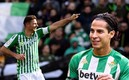 Joaquín y Lainez hicieron dupla hoy ante el Madrid. FOTO: AFP.
