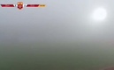 No se veía nada por la neblina. (Foto: captura de pantalla)