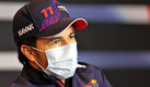 Checo Pérez terminó en 12° en el Gran Premio de Imola.(AFP)