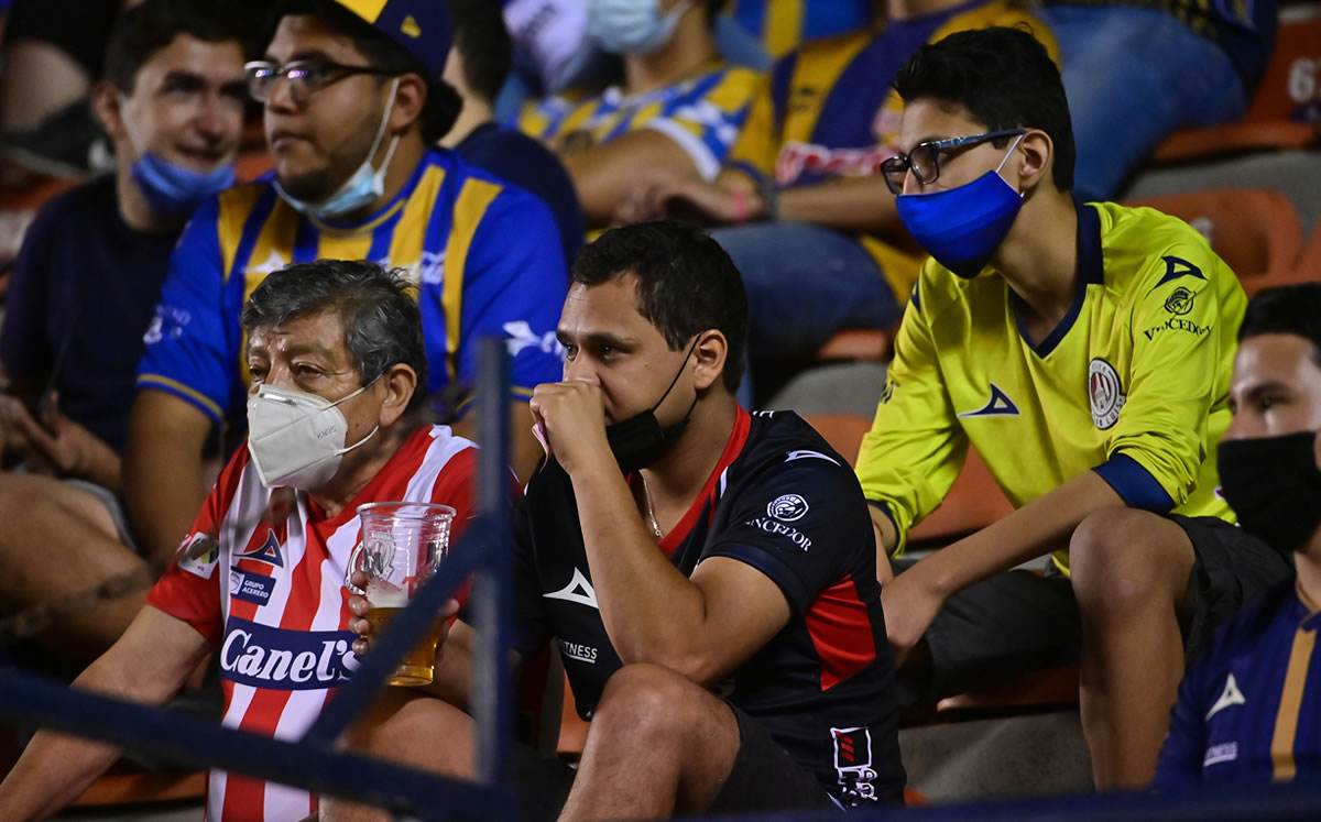La afición de San Luis recibió un duro golpe en el Alfonso Lastras (Imago7)