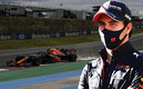 Checo Pérez largará tercero en el Gran Premio de Portugal. (Fotos: AFP y @SChecoPerez)