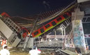 Imagen del derrumbe en la Línea 12 del Metro.