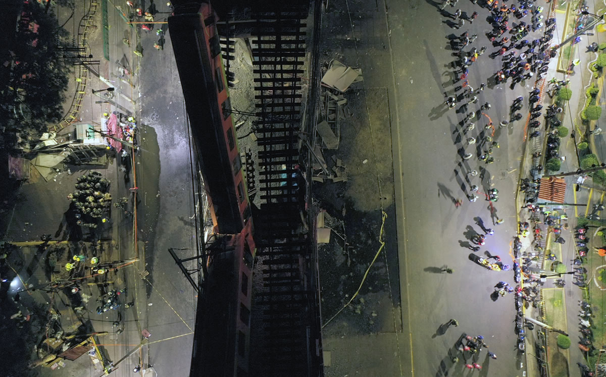 Así se ve desde el aire (AFP)