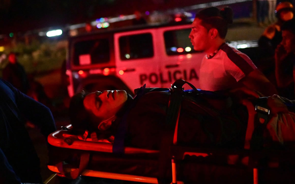Los heridos se cuentan por decenas (AFP)