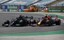 Red Bull y Mercedes compitieron en Portugal. Foto: AFP