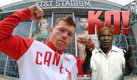 Canelo recibió elogios de Tyson, quien le vio pelear en febrero en Miami. (Mexsport)