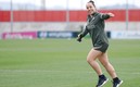 Charlyn Corral ya hacía rehabilitación con el Atleti. Foto: Twitter Charlyn Corral