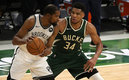 Giannis y los Bucks mostraron su etiqueta de contendientes (AFP)