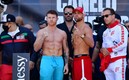 Canelo Álvarez y Billy Joe Saunders no tuvieron problemas para cumplir con la báscula. FOTO: MExsport.