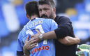 Lozano había estado en el cuadro titular del Napoli. (Foto: AP)
