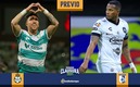 Santos y Querétaro se enfrentan este sábado ene l TSM. (FOTO: Imago7)