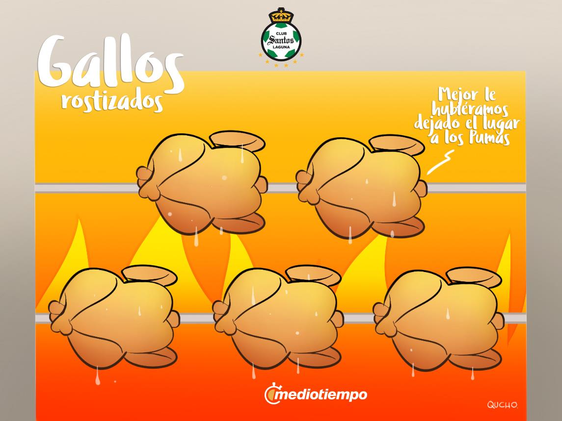 Gallos rostizados