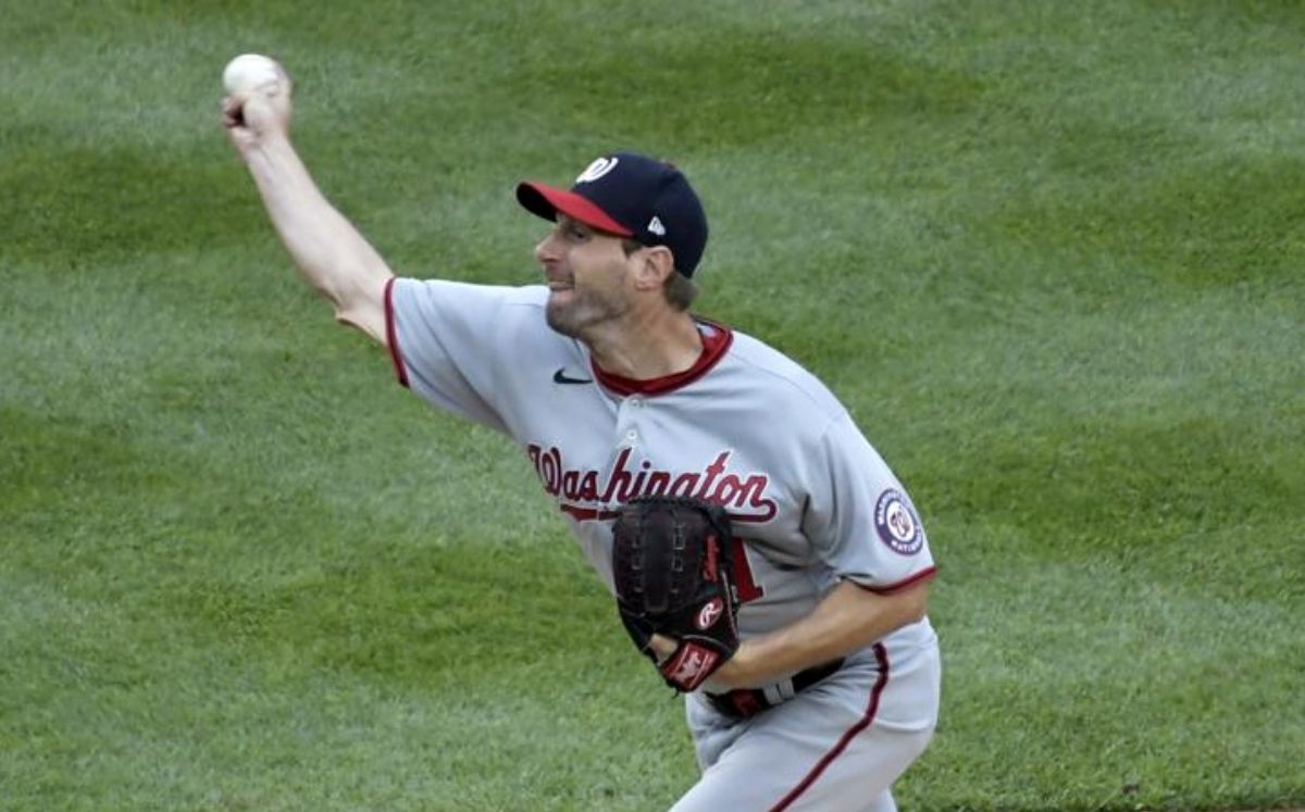 Max Scherzer también estableció un récord para el nuevo Yankee Stadium. (AP)