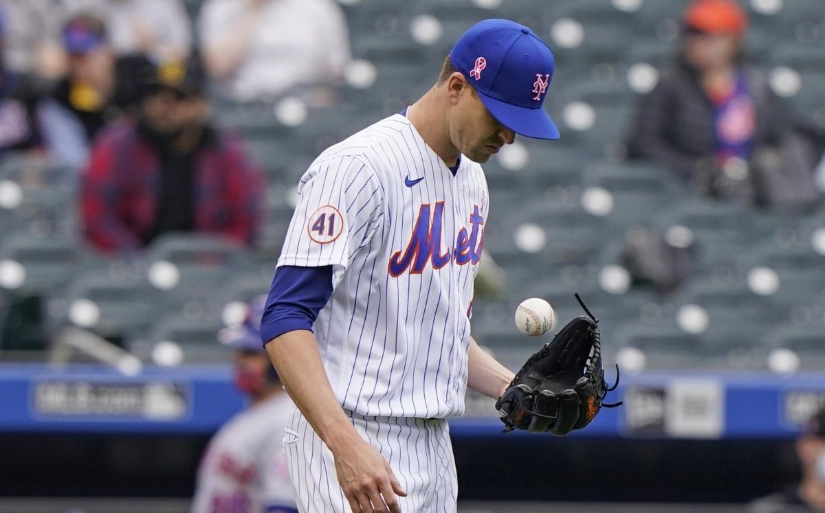 Jacob deGrom es el actual líder de efectividad en las Grandes Ligas con 0.68. (AP)