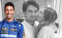 Ricciardo, Checo y su hermana.