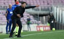 Simeone espera que el Atrleti pueda alcanzar el título. Foto: AFP