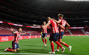 Ángel Correa festeja el segundo gol del Atleti. (FOTO: AFP)