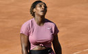 Serena, tras su derrota. (AFP)