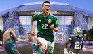 El AT&T Stadium de Arlington, Texas, sede de múltiples eventos deportivos. (Mexsport, Footy Renders, AFP)