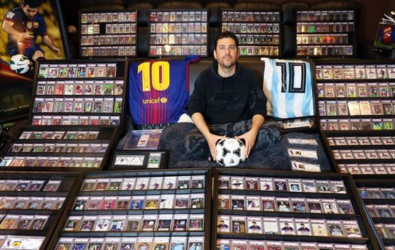 El mayor coleccionista de Messi es un argentino que vive en EE.UU. (Foto de La Nación)