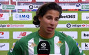 Diego Lainez dio la cara por Betis y aficionados lo respaldan. (Captura)