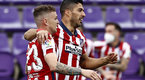 Suárez festejó el título del Atlético (Reuters)
