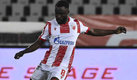 Guelor Kanga Kaku, jugador del Estrella Roja de Belgrado (TW @Crvenazvezdafk)