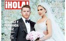 Así luce la pareja de recién casado en la portada de la revista Hola.