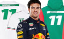 La nueva mercancía oficial del piloto mexicano. (Red Bull)