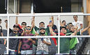 La afición mexicana siguió con el grito homofóbico. (Foto: Imago7)