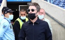 El cantante no podía faltar a este encuentro del Manchester City. (Foto: Reuters)