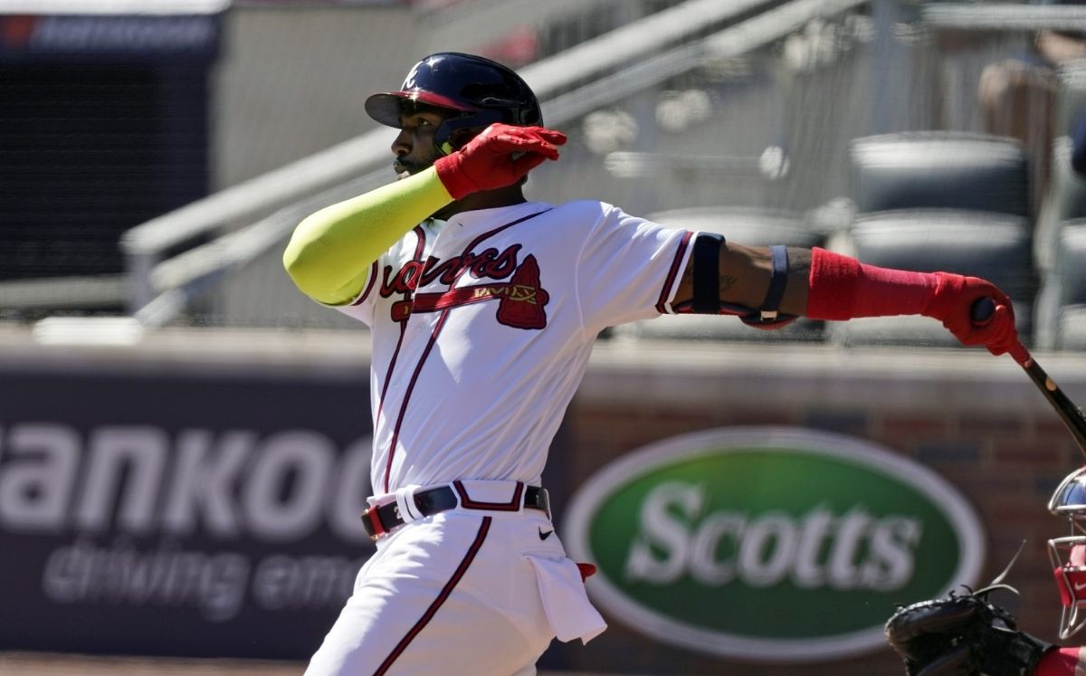 Marcell Ozuna fue detenido este sábado en su residencia de Georgia. (AP)