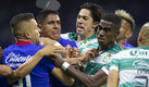 La bronca en la Gran Final del Guardianes 2021. (Mexsport)